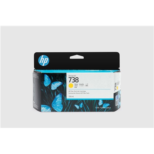 HP 738 Flex Tech Inks 130ml Yellow